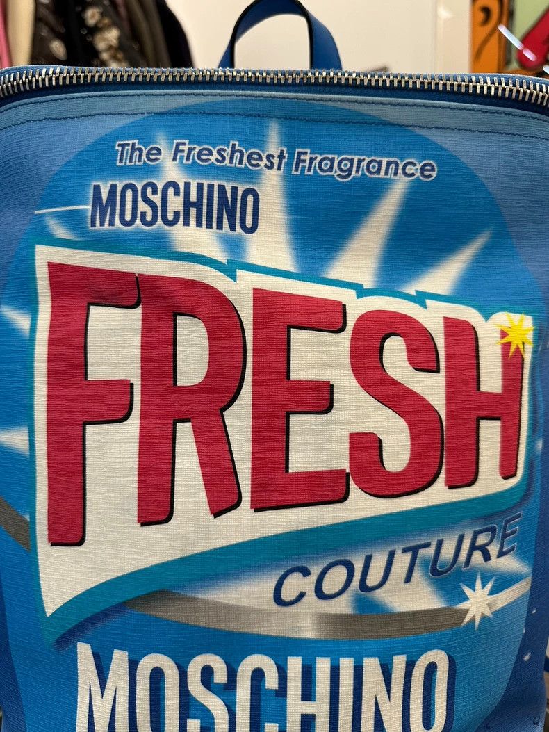 Moschino Moschino Fresh Blue Backpack Limited Edition Size ONE SIZE - 3 Thumbnail