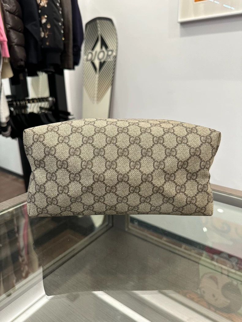 Gucci Gucci Brown Tote Bag with Logo Design Size ONE SIZE - 4 Thumbnail