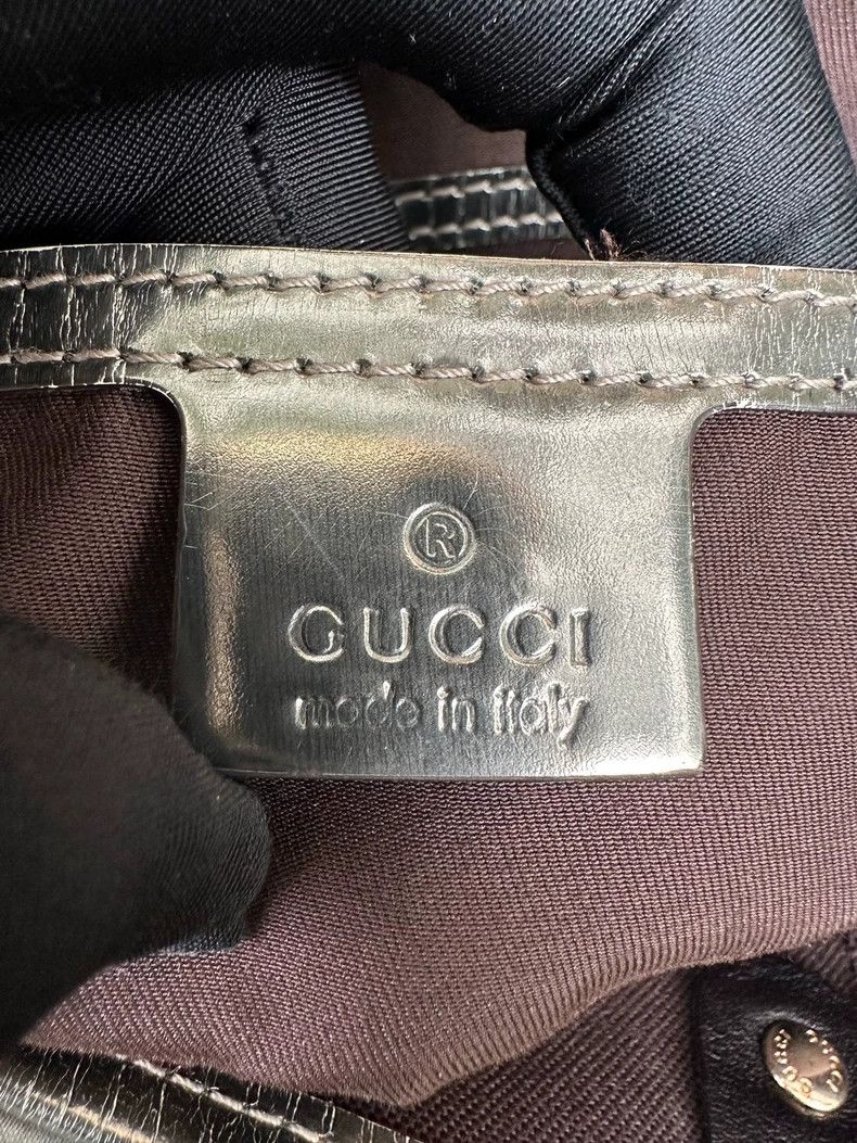 Gucci Gucci Brown Tote Bag with Logo Design Size ONE SIZE - 8 Thumbnail