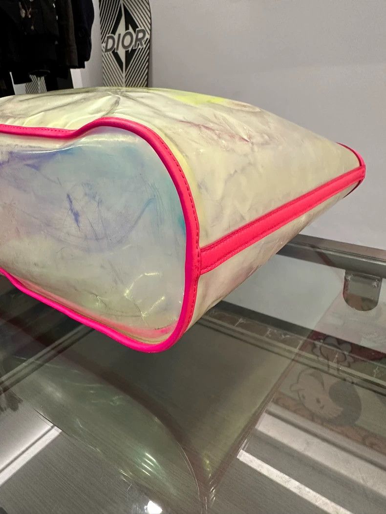 MCM MCM Colorful Transparent PVC Pink Tote Bag Size ONE SIZE - 6 Thumbnail