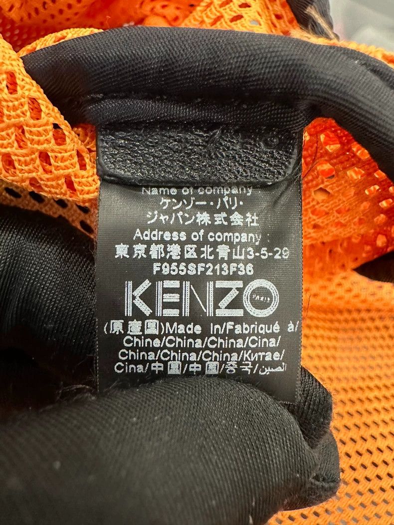 Kenzo Kenzo Orange Perforated Logo Backpack 28cm Size ONE SIZE - 8 Thumbnail