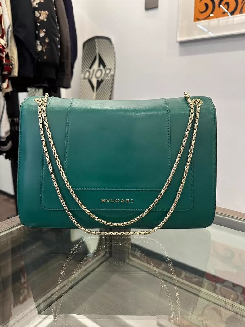 Bvlgari Bvlgari Serpenti Green Shoulder Bag 27cm Size ONE SIZE - 2 Thumbnail