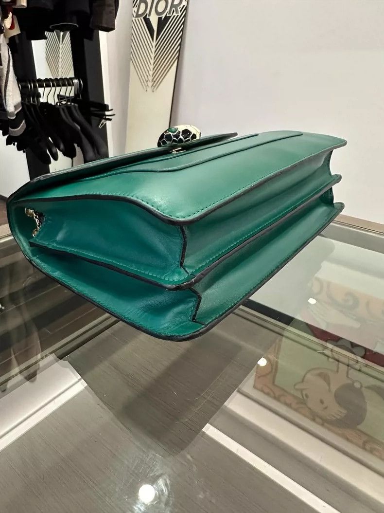 Bvlgari Bvlgari Serpenti Green Shoulder Bag 27cm Size ONE SIZE - 6 Thumbnail