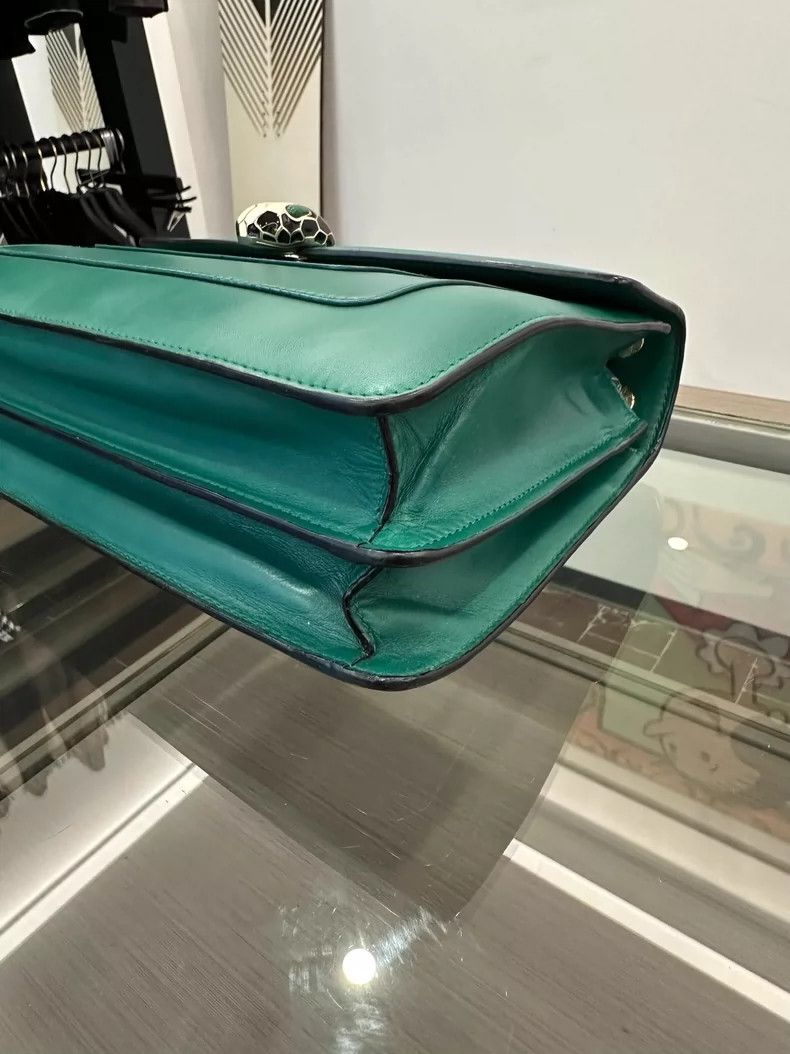 Bvlgari Bvlgari Serpenti Green Shoulder Bag 27cm Size ONE SIZE - 7 Thumbnail
