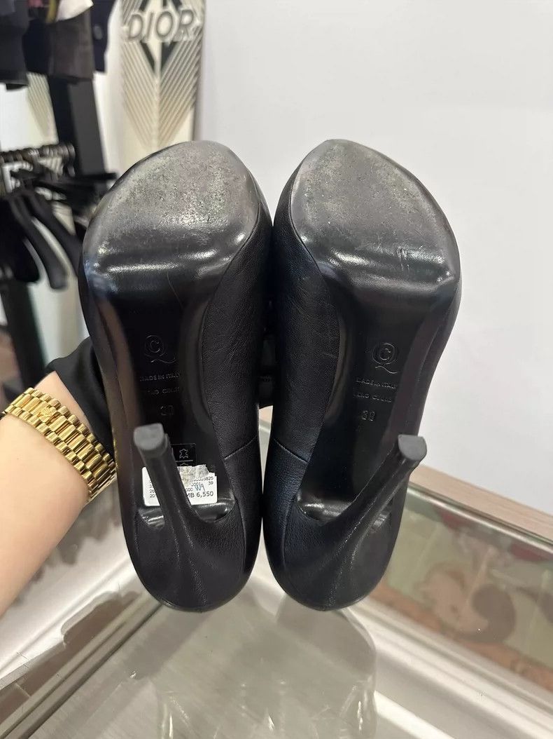 Alexander McQueen Mcqueen Black High Heels with Skull Detail Size US 8 / EU 41 - 6 Thumbnail