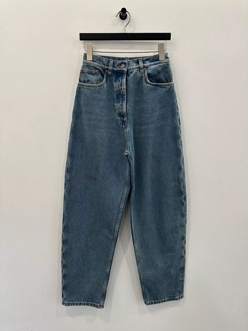 Prada Prada High Waist Blue Denim Pants Size US 26 / EU 42 - 2 Thumbnail