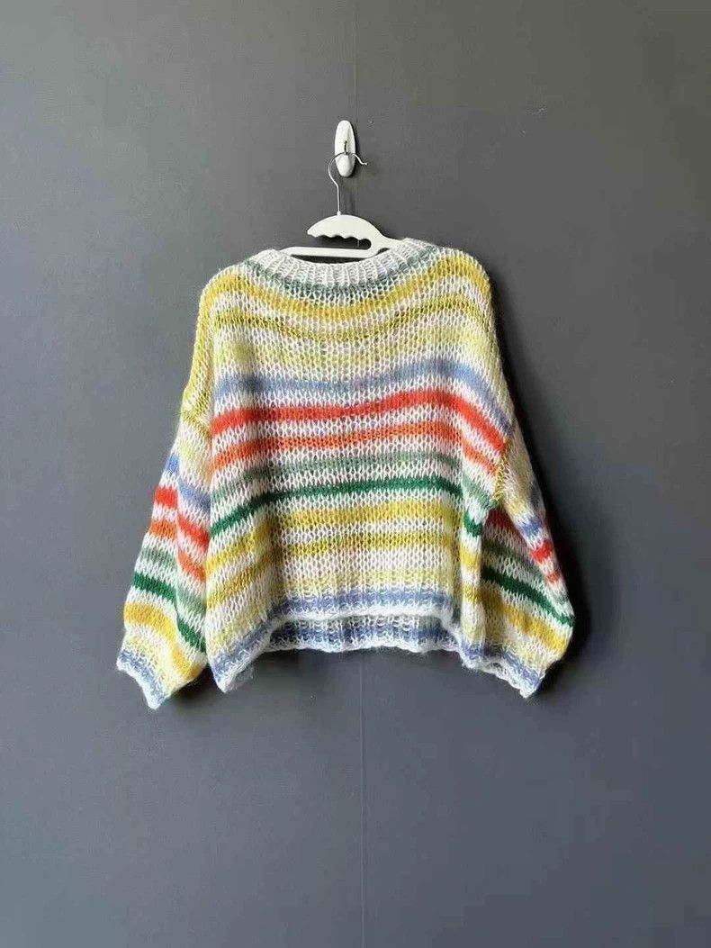 Loewe LOEWE Striped Mohair Sweater in XS Size US XS / EU 42 / 0 - 2 Thumbnail