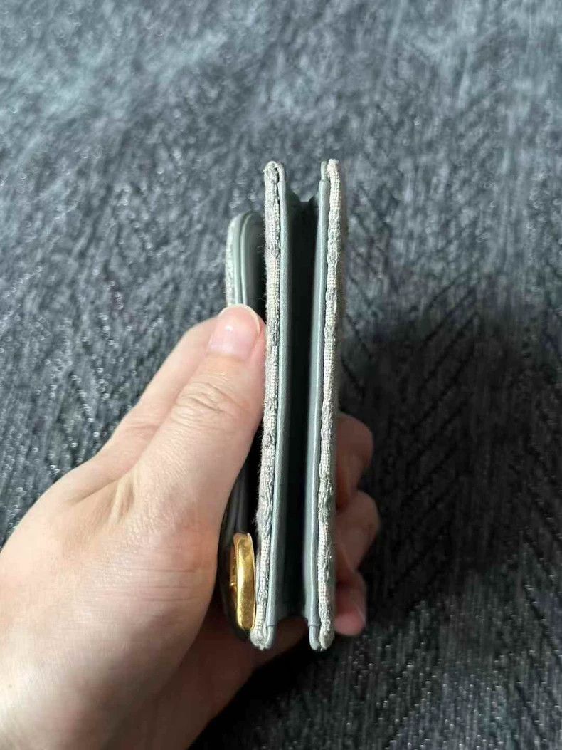 Dior Dior Card Holder in Gray Color Size ONE SIZE - 2 Thumbnail