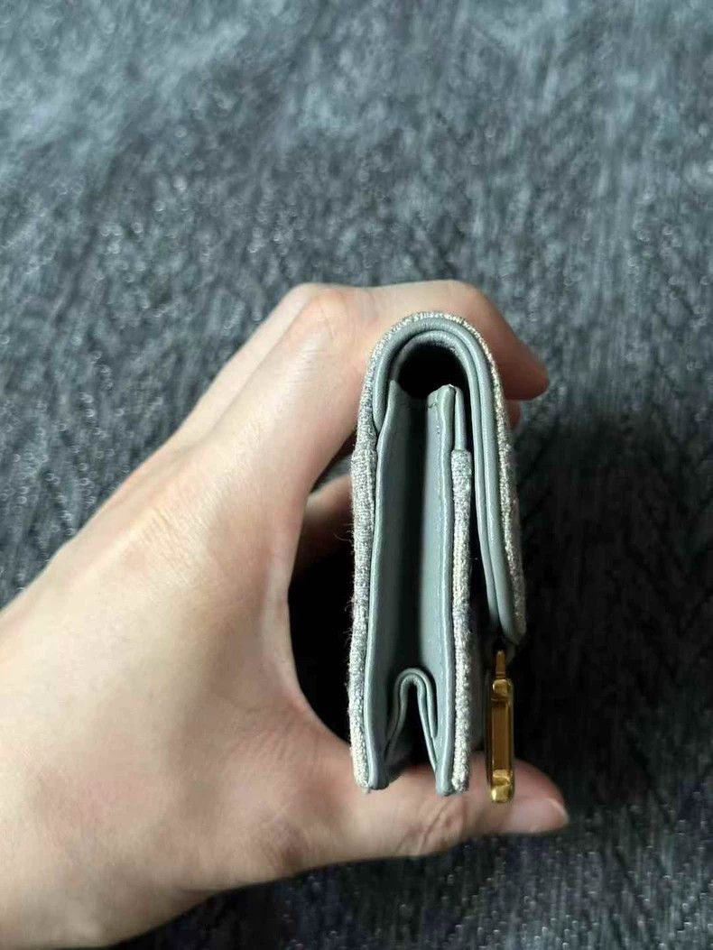 Dior Dior Card Holder in Gray Color Size ONE SIZE - 4 Thumbnail