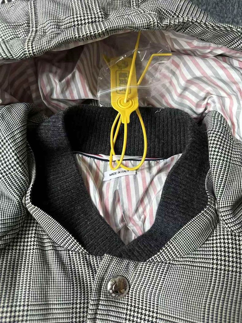 Thom Browne Thom Browne Houndstooth Down Jacket Size US S / EU 44-46 / 1 - 3 Thumbnail