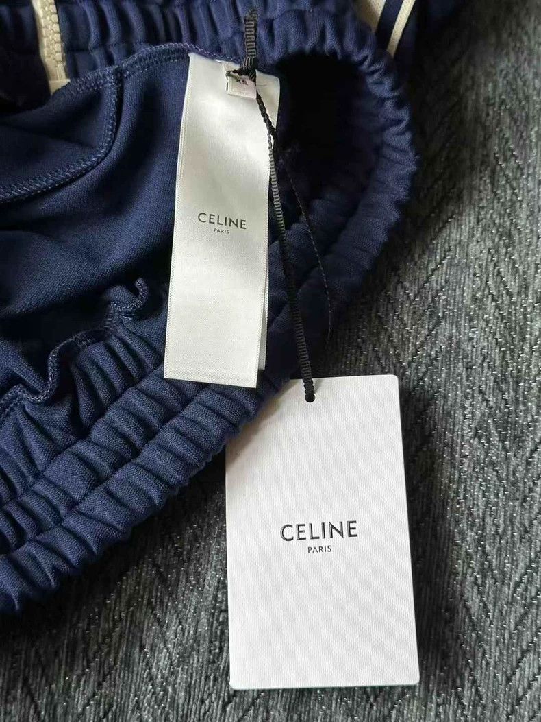 Celine Celine Hooded Cropped Jacket in Navy Blue Size US XS / EU 42 / 0 - 4 Thumbnail