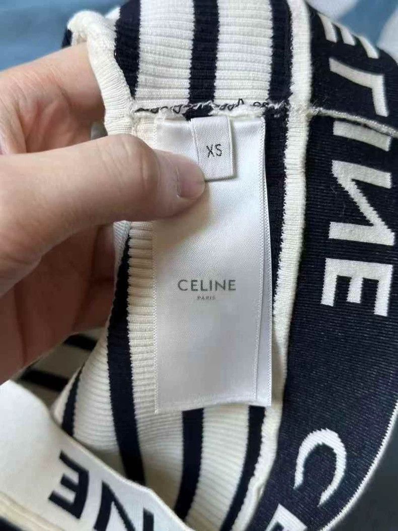 Celine Celine Striped Knit Sleeveless Vest Top Size US XS / EU 42 / 0 - 3 Thumbnail