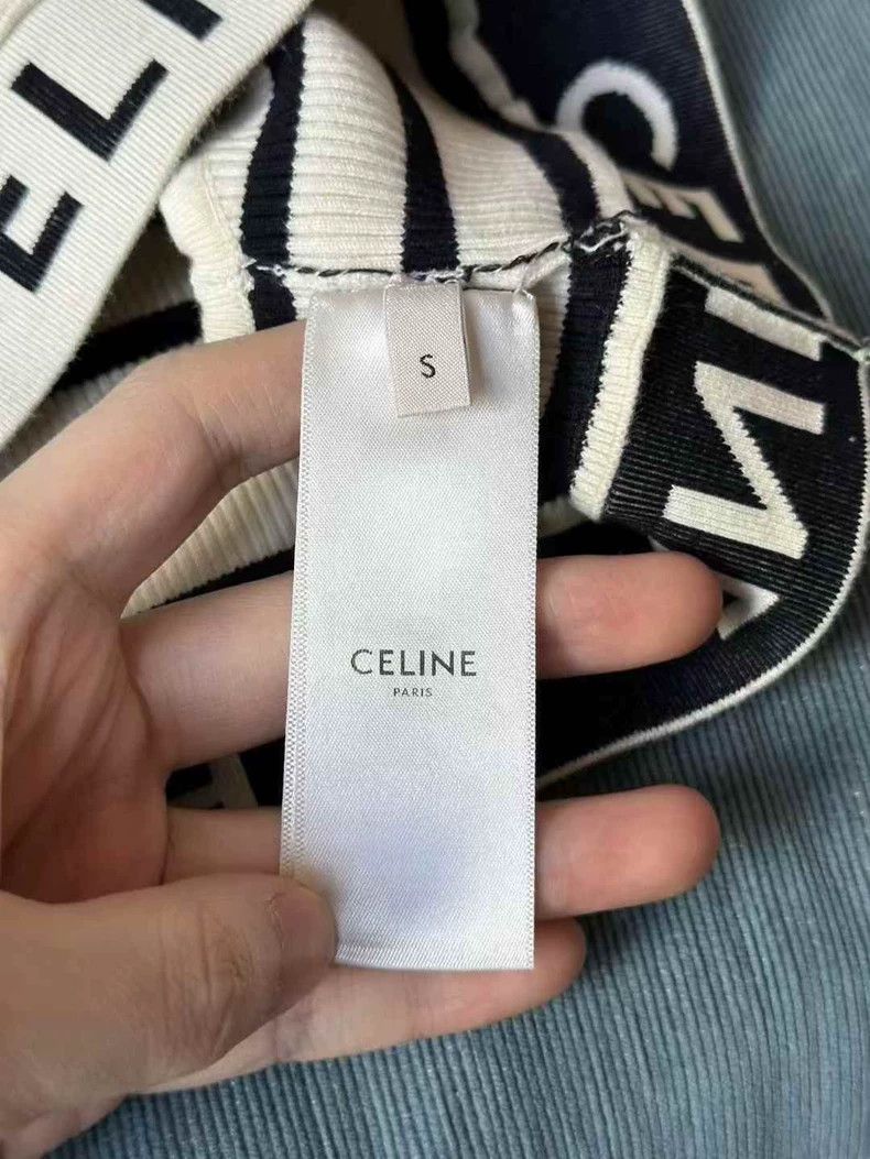 Celine Celine Striped Knit Sleeveless Vest Top Size US XS / EU 42 / 0 - 6 Thumbnail
