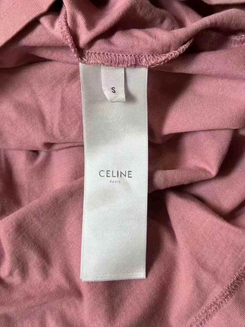 Celine Celine Paris Short Sleeve Pink T-Shirt Size US S / EU 44-46 / 1 - 2 Thumbnail
