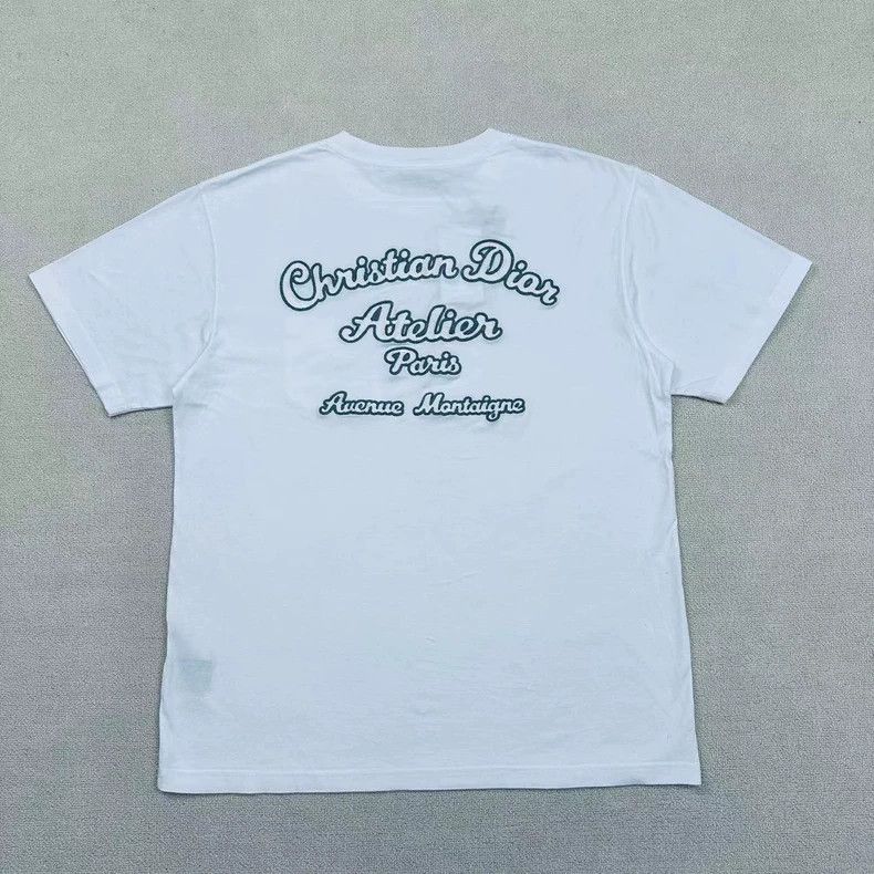 Dior Dior Logo Embroidered Short Sleeve Shirt Size US L / EU 52-54 / 3 - 2 Thumbnail