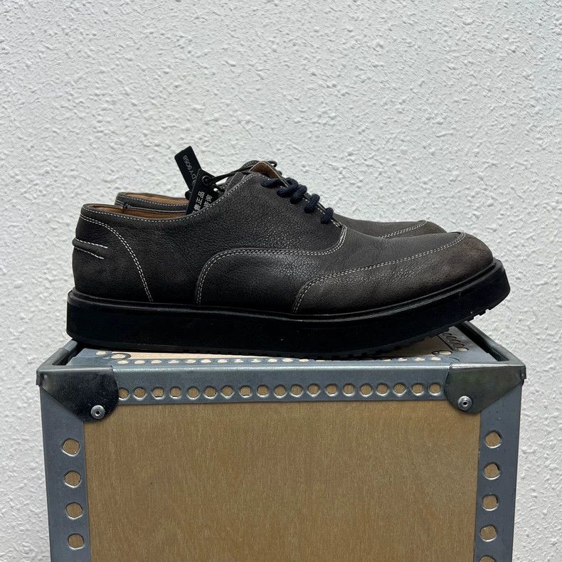 Emporio Armani Emporio Armani Men's Suede Leather Shoes Size US 7 / EU 40 - 3 Thumbnail