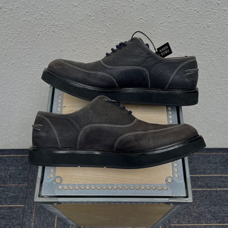Emporio Armani Emporio Armani Men's Suede Leather Shoes Size US 7 / EU 40 - 4 Thumbnail