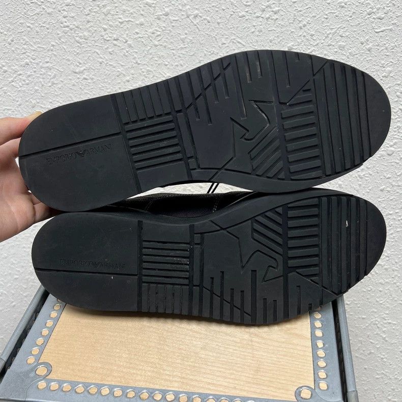 Emporio Armani Emporio Armani Men's Suede Leather Shoes Size US 7 / EU 40 - 6 Thumbnail