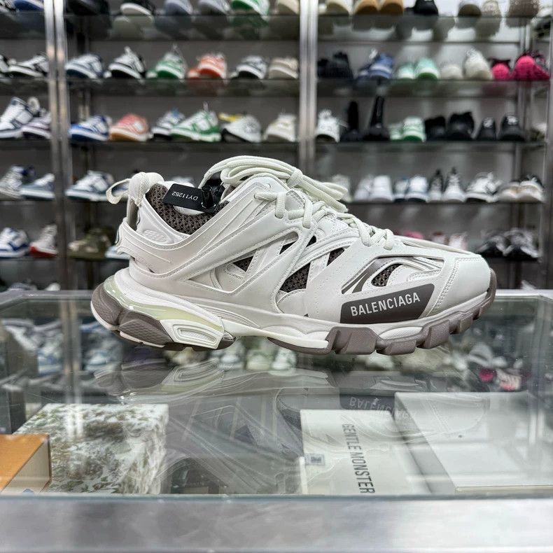 Balenciaga Balenciaga TRACK Sneakers White Brown New Size US 7 / EU 40 - 2 Thumbnail