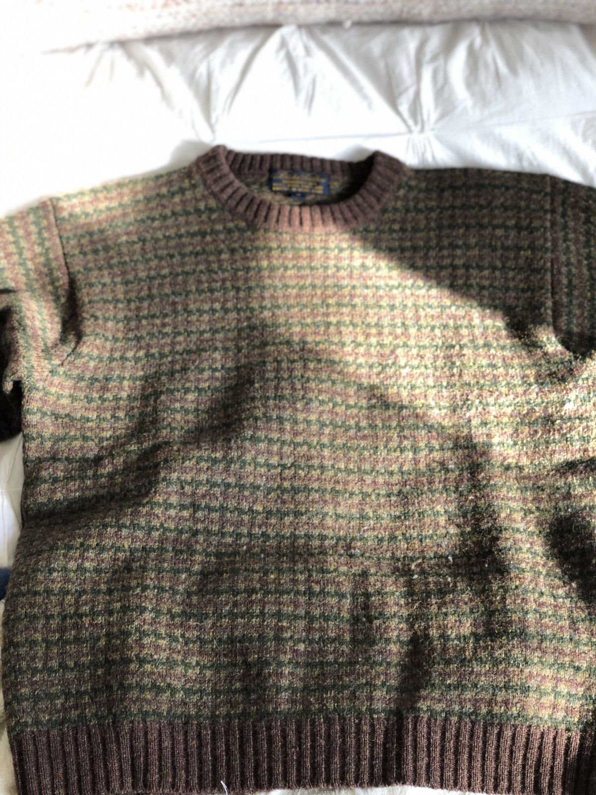 Brooks Brothers 100% Shetland Wool Crew Neck Sweater Size US M / EU 48-50 / 2 - 4 Thumbnail