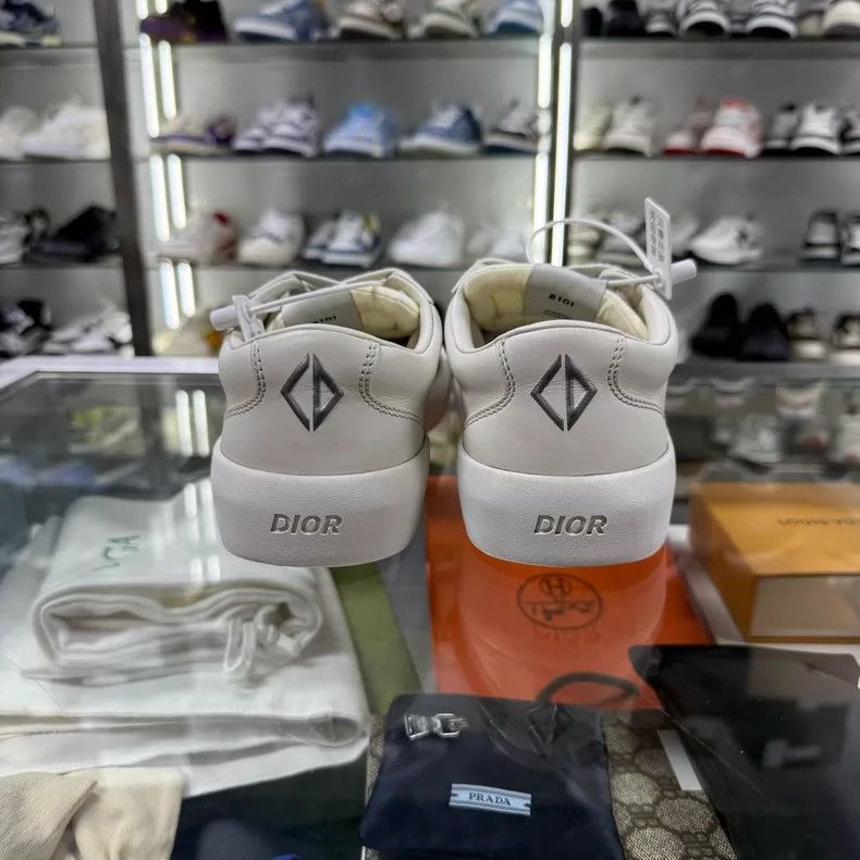 Dior DIOR B101 Cream Sneakers Size 40 Size US 7.5 / EU 40-41 - 5 Thumbnail