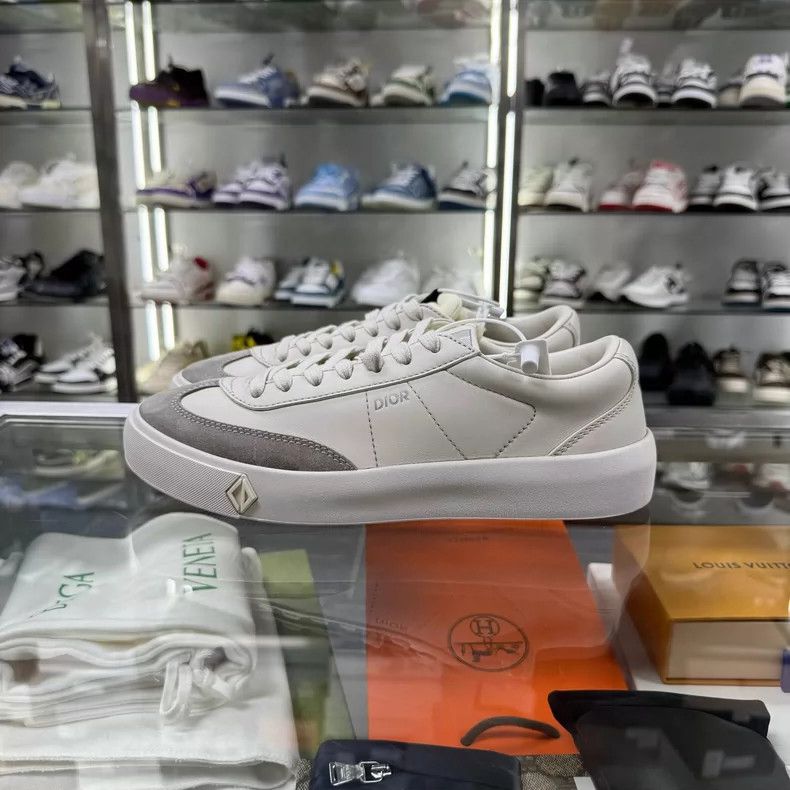 Dior DIOR B101 Cream Sneakers Size 40 Size US 7.5 / EU 40-41 - 2 Thumbnail