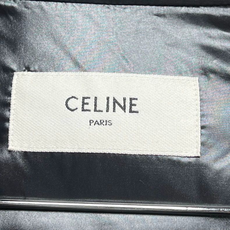 Celine CELINE Logo Print Mid-Length Cotton Jacket Size US L / EU 52-54 / 3 - 3 Thumbnail