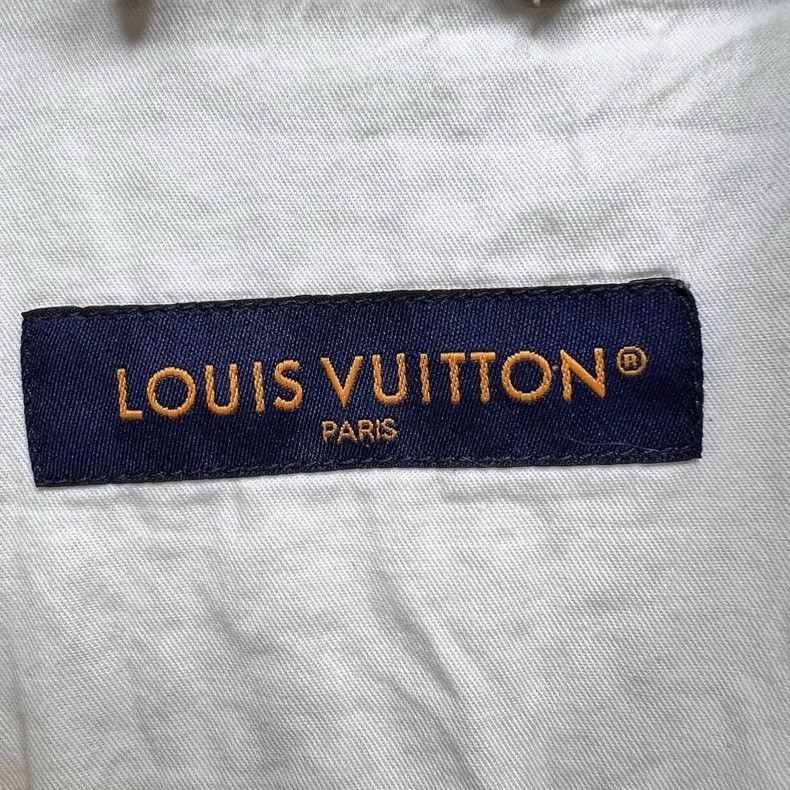 Louis Vuitton Louis Vuitton Short Sleeve Embroidered Shirt Size US XL / EU 56 / 4 - 3 Thumbnail