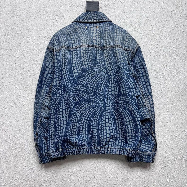 Louis Vuitton Louis Vuitton Kusama Pumpkin Denim Jacket Size US L / EU 52-54 / 3 - 2 Thumbnail