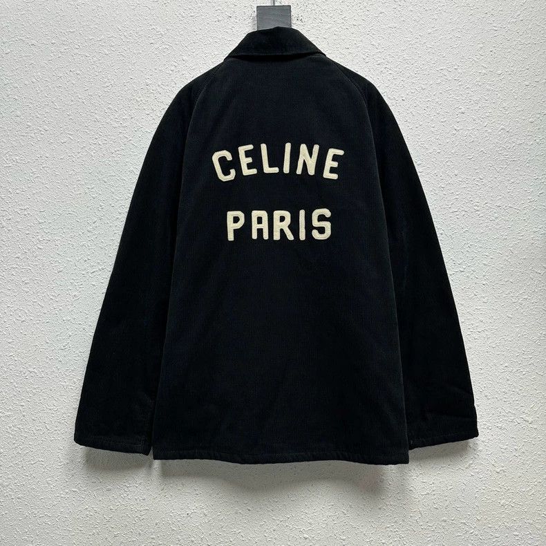 Celine Celine Long Sleeve Corduroy Jacket with Logo Size US M / EU 48-50 / 2 - 2 Thumbnail