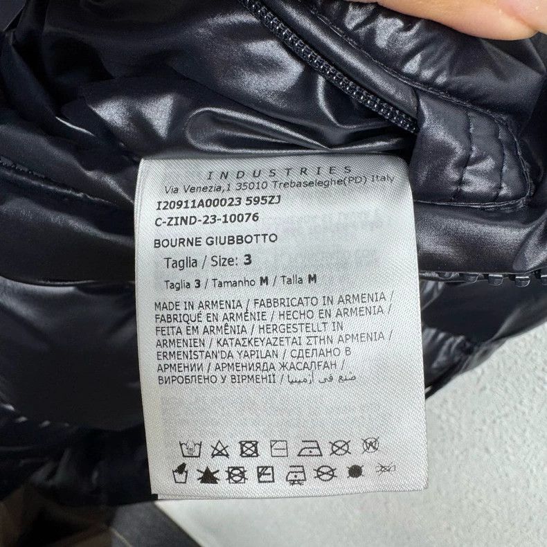 Moncler MONCLER Bourne Black Down Jacket Size US L / EU 52-54 / 3 - 6 Thumbnail