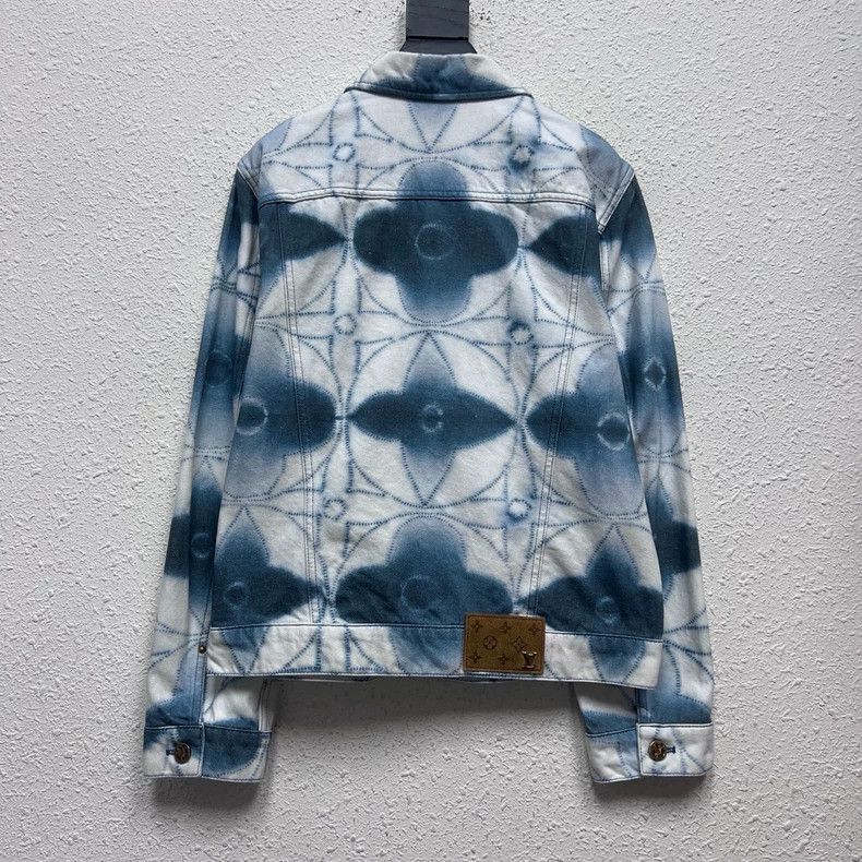 Louis Vuitton Louis Vuitton Tie-Dye Denim Jacket Size 48 Size US L / EU 52-54 / 3 - 2 Thumbnail