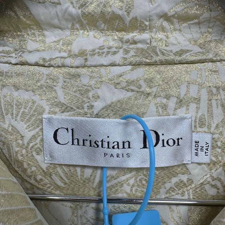 Dior Dior Gold Butterfly Floral Hooded Jacket Size US XS / EU 42 / 0 - 3 Thumbnail