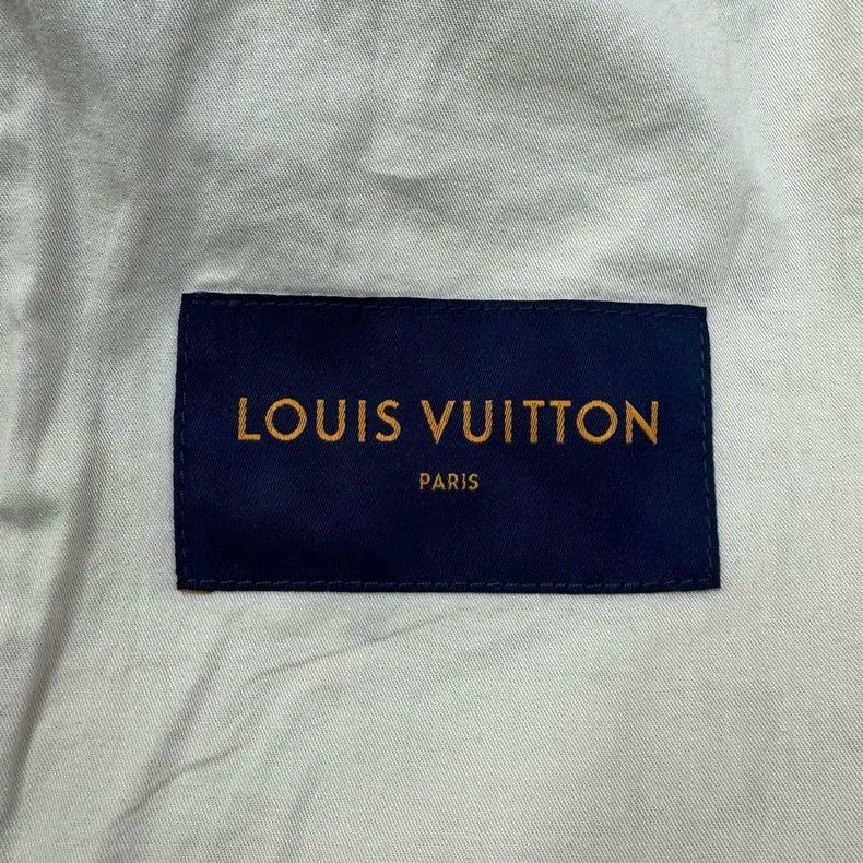 Louis Vuitton Louis Vuitton Logo White Lumber Jacket Size US L / EU 52-54 / 3 - 4 Thumbnail