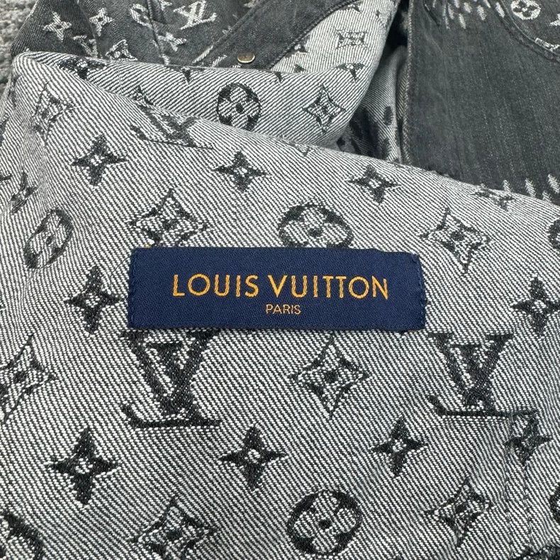 Louis Vuitton LOUIS VUITTON LV NIGO Denim Jacket Black Size US L / EU 52-54 / 3 - 3 Thumbnail