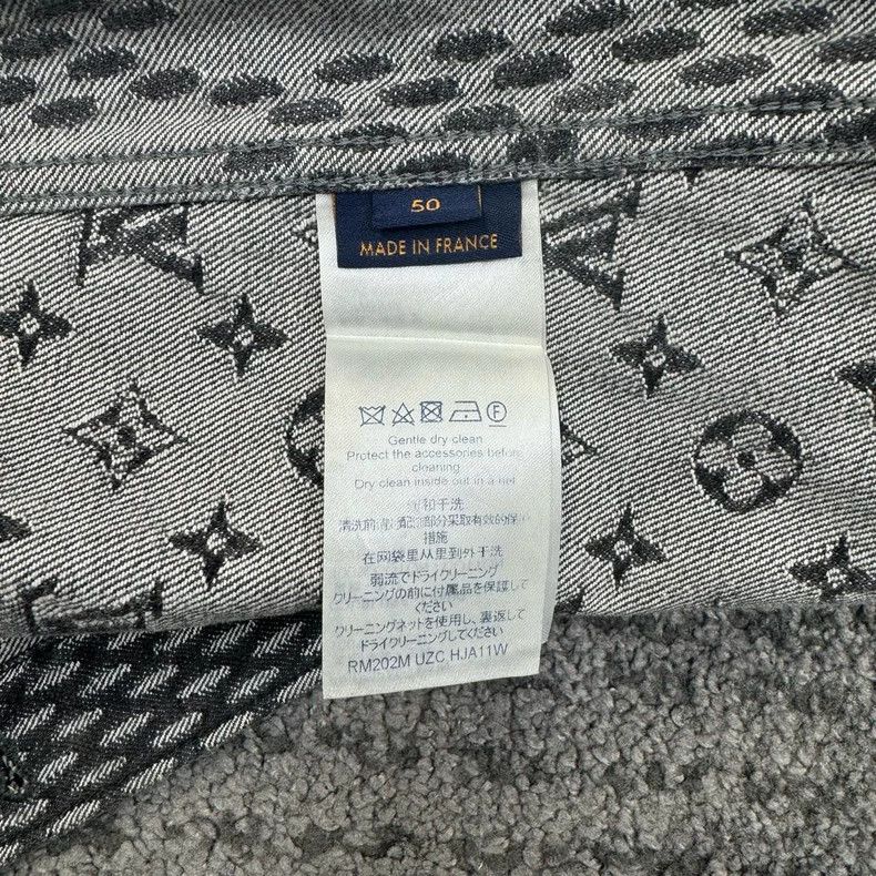 Louis Vuitton LOUIS VUITTON LV NIGO Denim Jacket Black Size US L / EU 52-54 / 3 - 4 Thumbnail