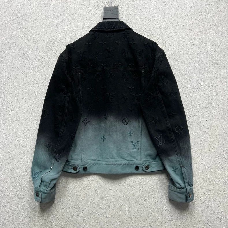 Louis Vuitton Louis Vuitton Ombre Denim Jacket Size 46 Size US L / EU 52-54 / 3 - 2 Thumbnail