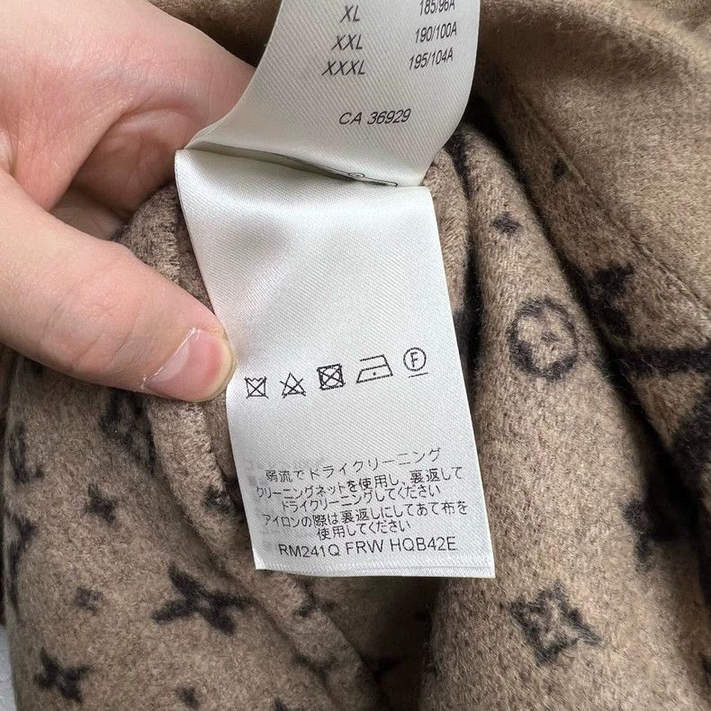 Louis Vuitton Louis Vuitton Double-Sided Cashmere Coat Size US XXL / EU 58 / 5 - 4 Thumbnail