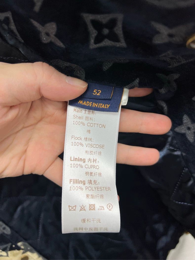 Louis Vuitton Louis Vuitton Fire Cloud Denim Jacket Size US XXL / EU 58 / 5 - 4 Thumbnail