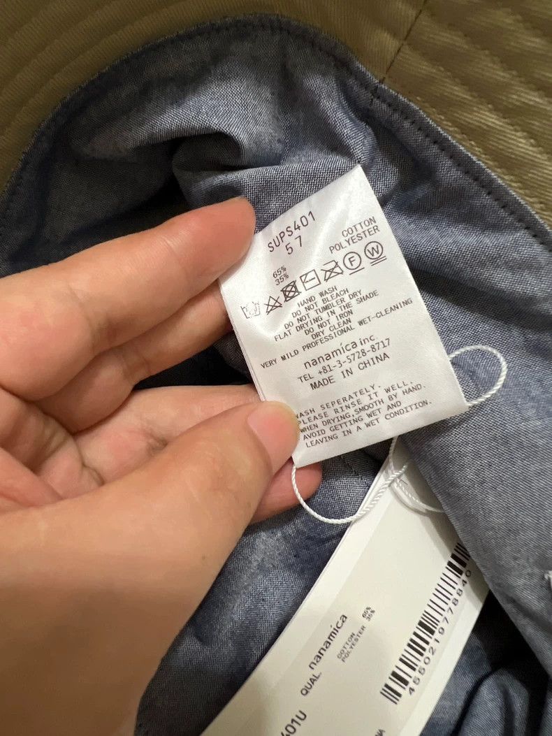Nanamica Nanamica Embroidered Logo Bucket Hat Size ONE SIZE - 8 Thumbnail