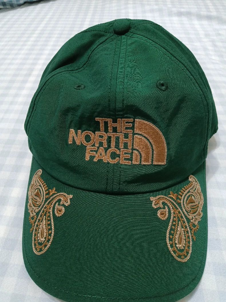 Moncler The North Face Green Baseball Cap Size ONE SIZE - 2 Thumbnail