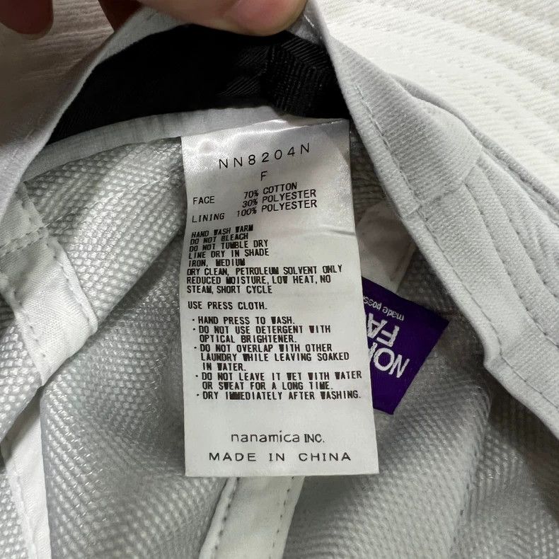 The North Face The North Face White Denim Bucket Hat Size ONE SIZE - 6 Thumbnail