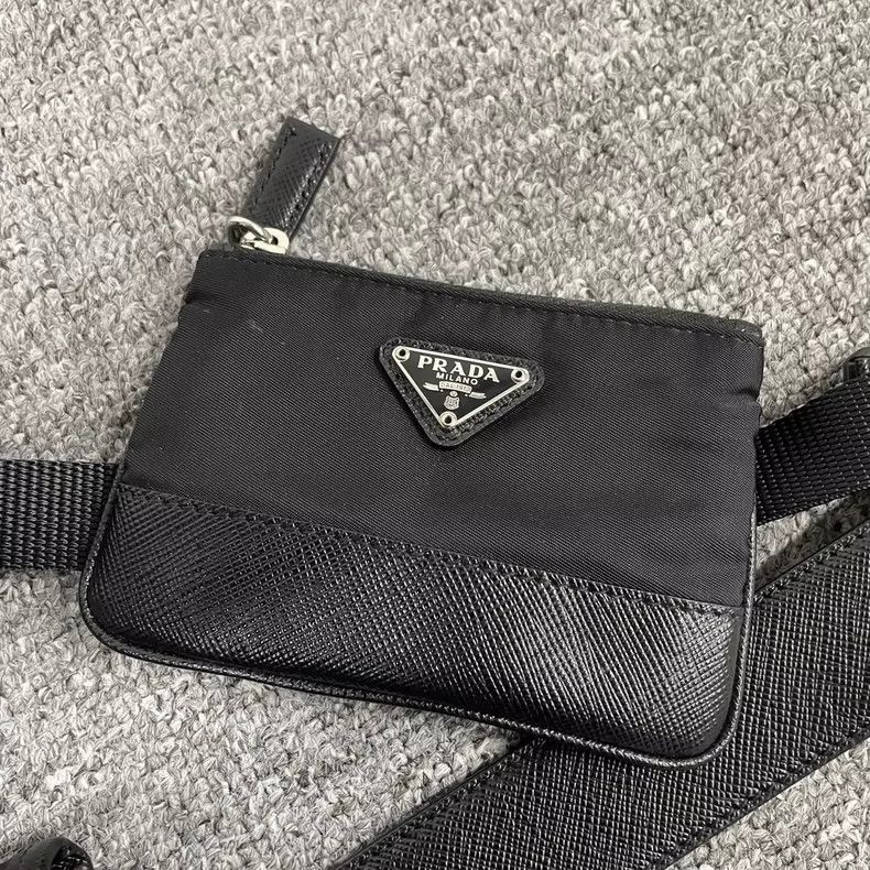 Prada Prada Twin Stars Waist Bag Chest Bag Size ONE SIZE - 2 Thumbnail