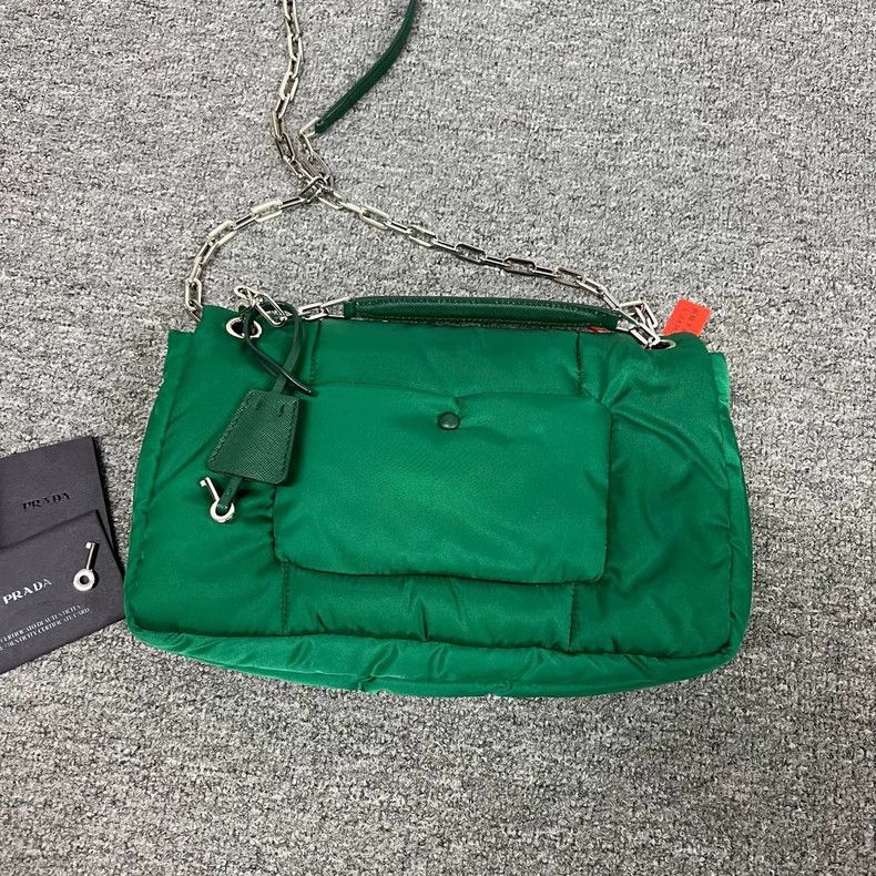 Prada Prada Green Crossbody Chain Bag Size ONE SIZE - 3 Thumbnail