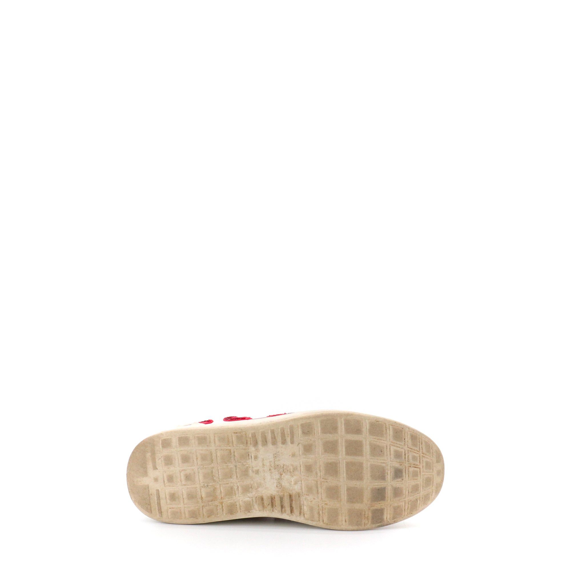 Valentino VALENTINO - Valentino Open sneakers in white and red leather (Size 36) Size US 5 / IT 35 - 3 Thumbnail