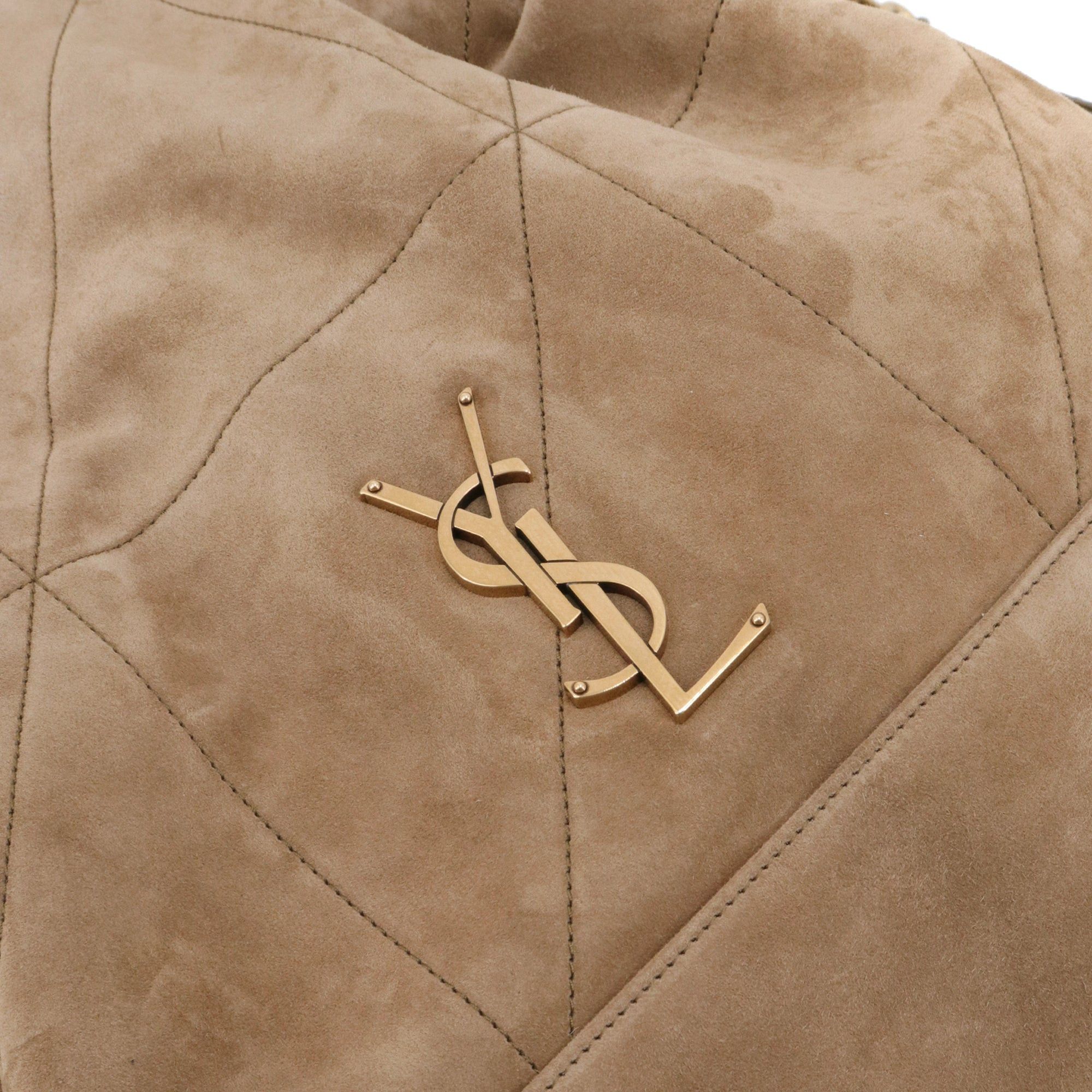 Saint Laurent Paris SAINT LAURENT - Jamie Shopping Saint Laurent handbag in brown suede Size ONE SIZE - 5 Thumbnail