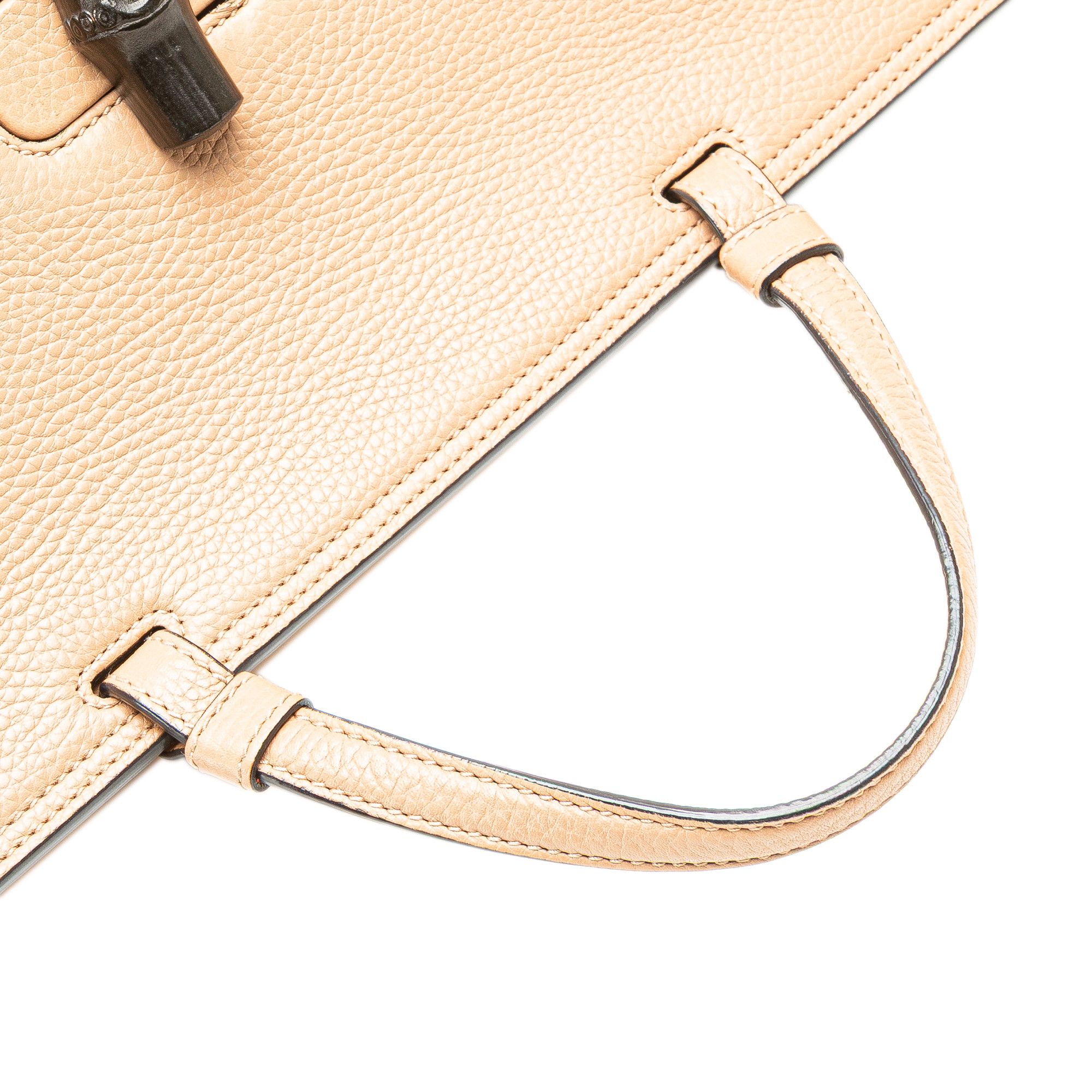 Gucci Gucci Large Leather Bamboo Daily Satchel Size ONE SIZE - 11 Thumbnail