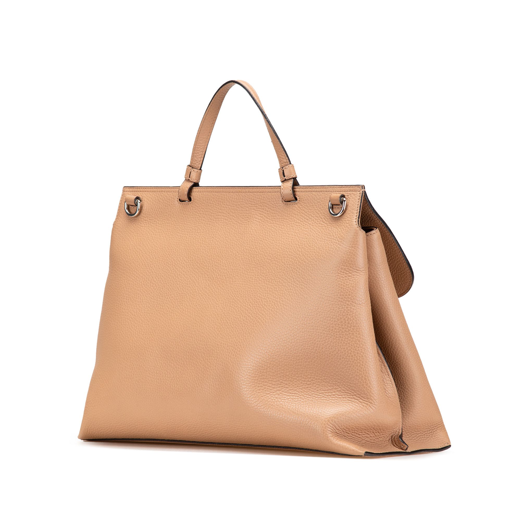 Gucci Gucci Large Leather Bamboo Daily Satchel Size ONE SIZE - 2 Thumbnail