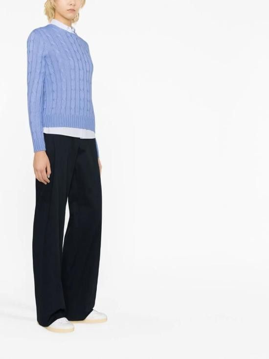 Ralph Lauren RALPH LAUREN Women Sweater 211891640003 BLUE Size XS / US 0-2 / IT 36-38 - 3 Thumbnail