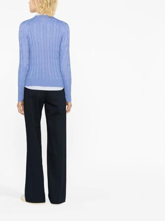 Ralph Lauren RALPH LAUREN Women Sweater 211891640003 BLUE Size S / US 4 / IT 40 - 4 Thumbnail